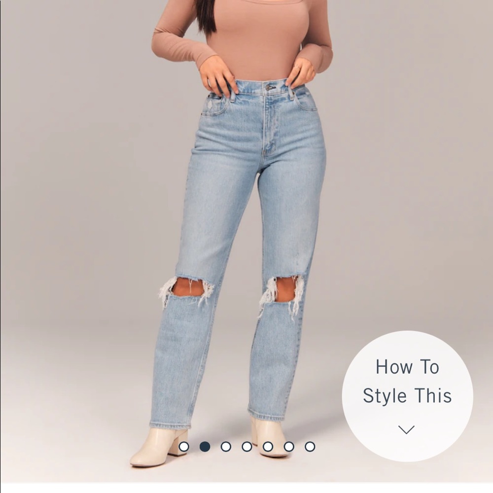 Curve Love 90s Ultra High Rise Straight Jeans